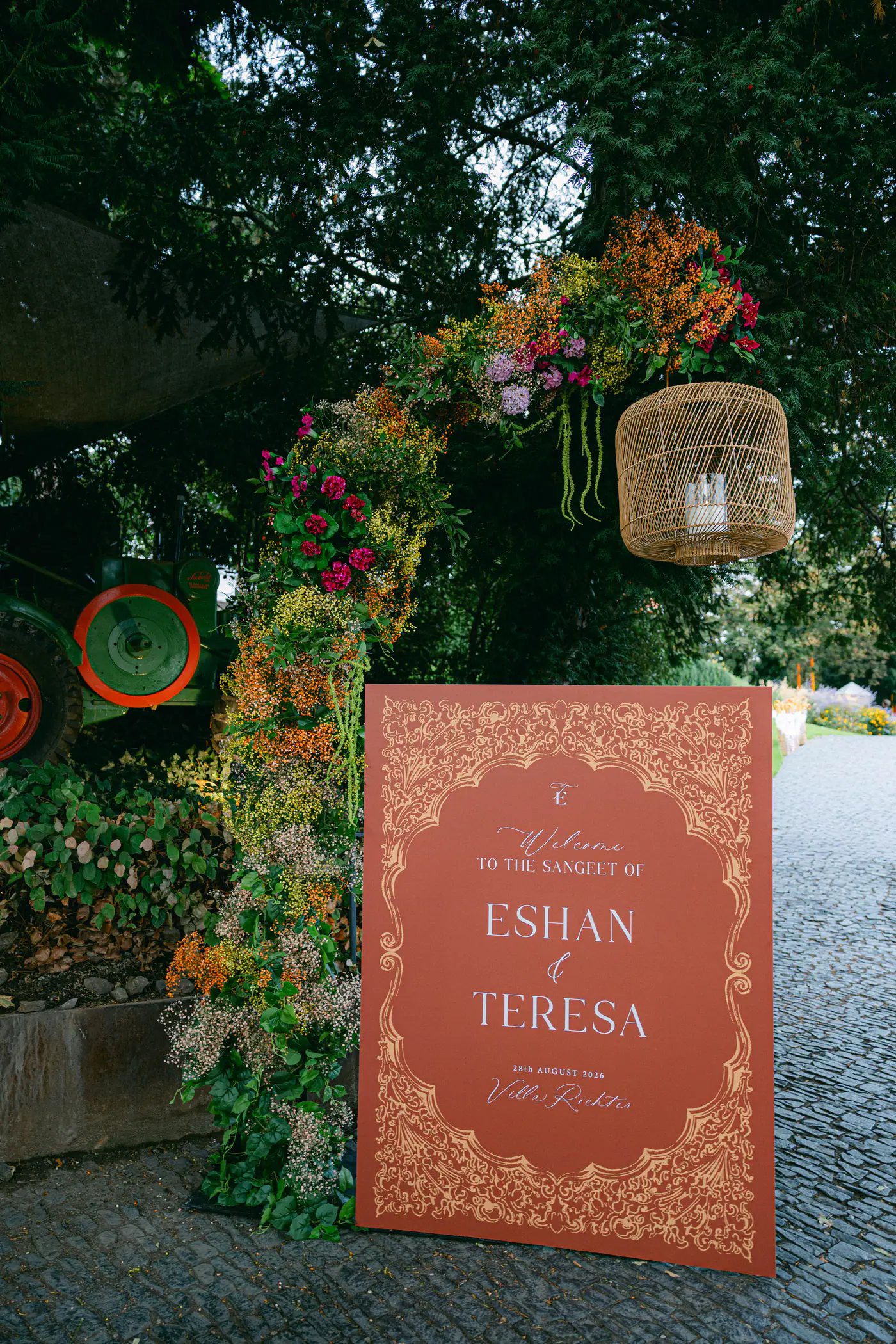 Teresa & Eshan’s Sangeet at Villa Richter, Prague — photo 4 of 196