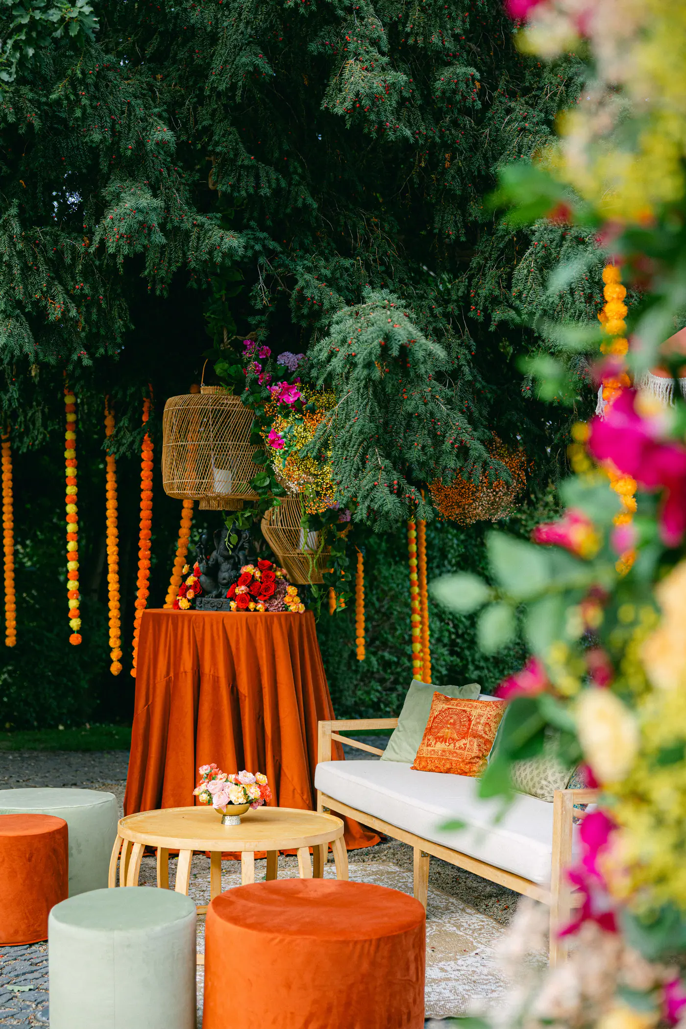 Teresa & Eshan’s Sangeet at Villa Richter, Prague — photo 21 of 196