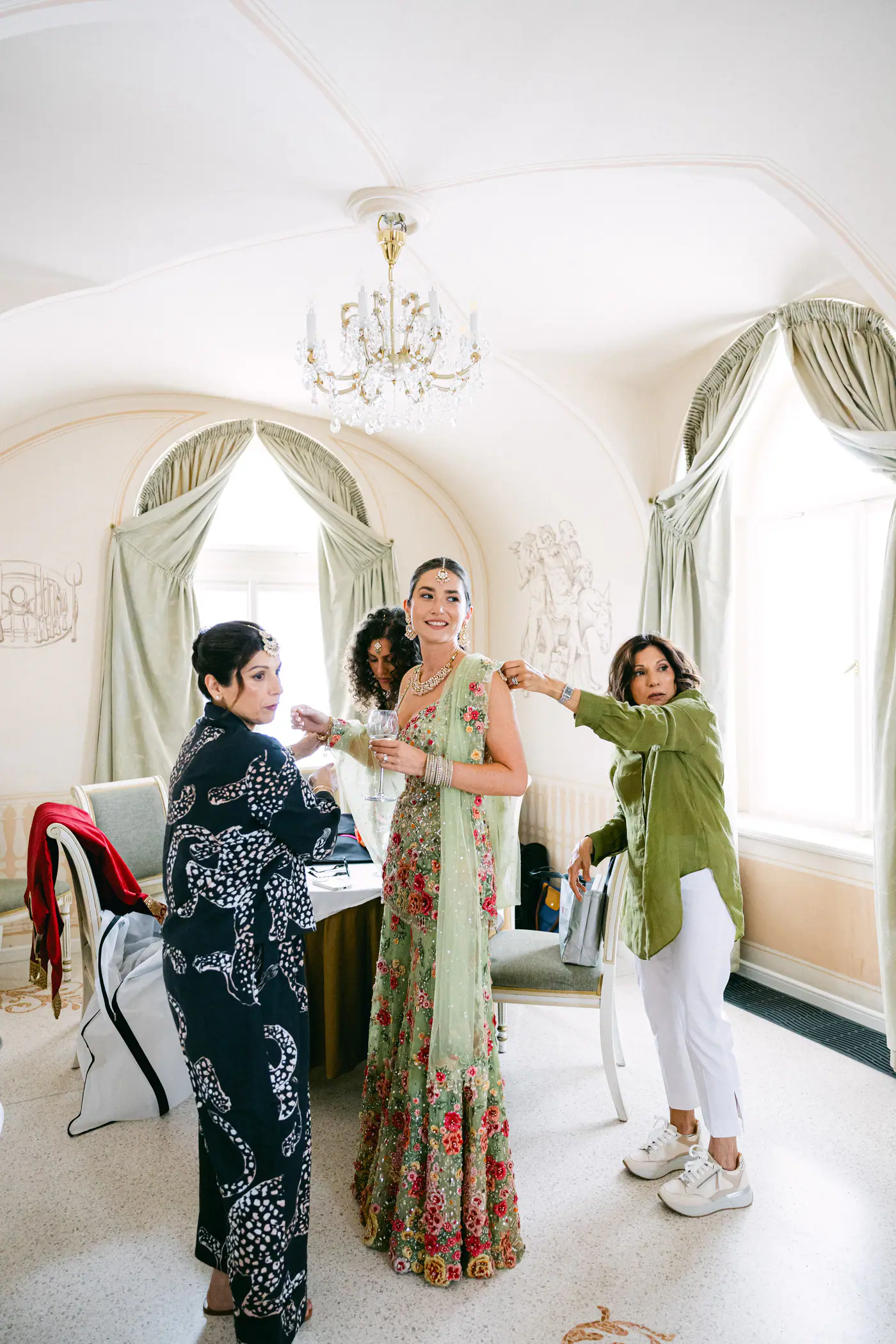 Teresa & Eshan’s Sangeet at Villa Richter, Prague — photo 28 of 196