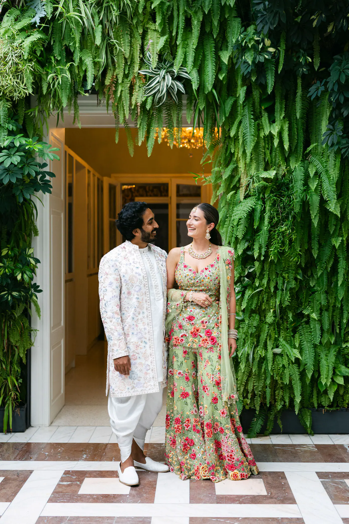 Teresa & Eshan’s Sangeet at Villa Richter, Prague — photo 38 of 196