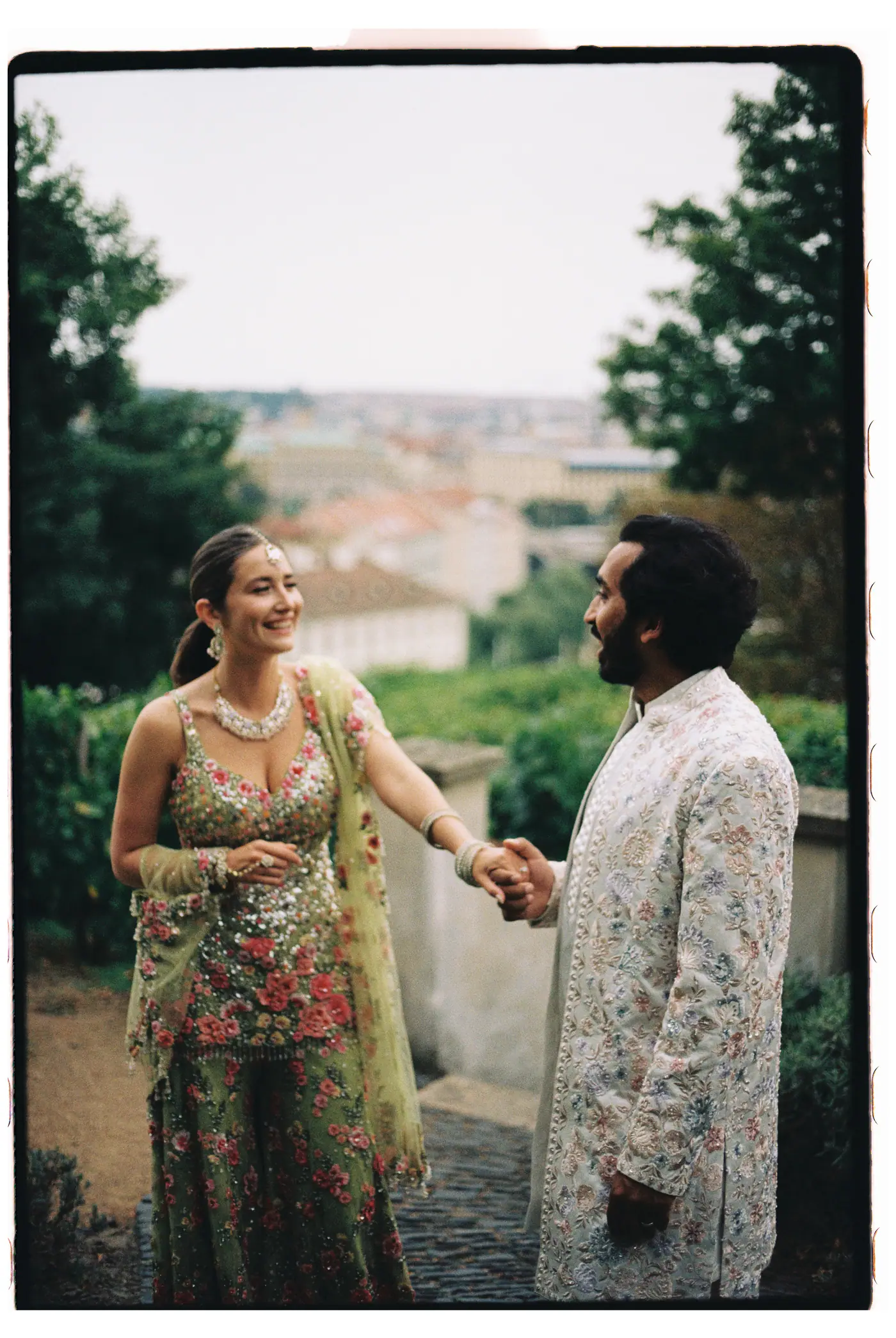 Teresa & Eshan’s Sangeet at Villa Richter, Prague — photo 56 of 196