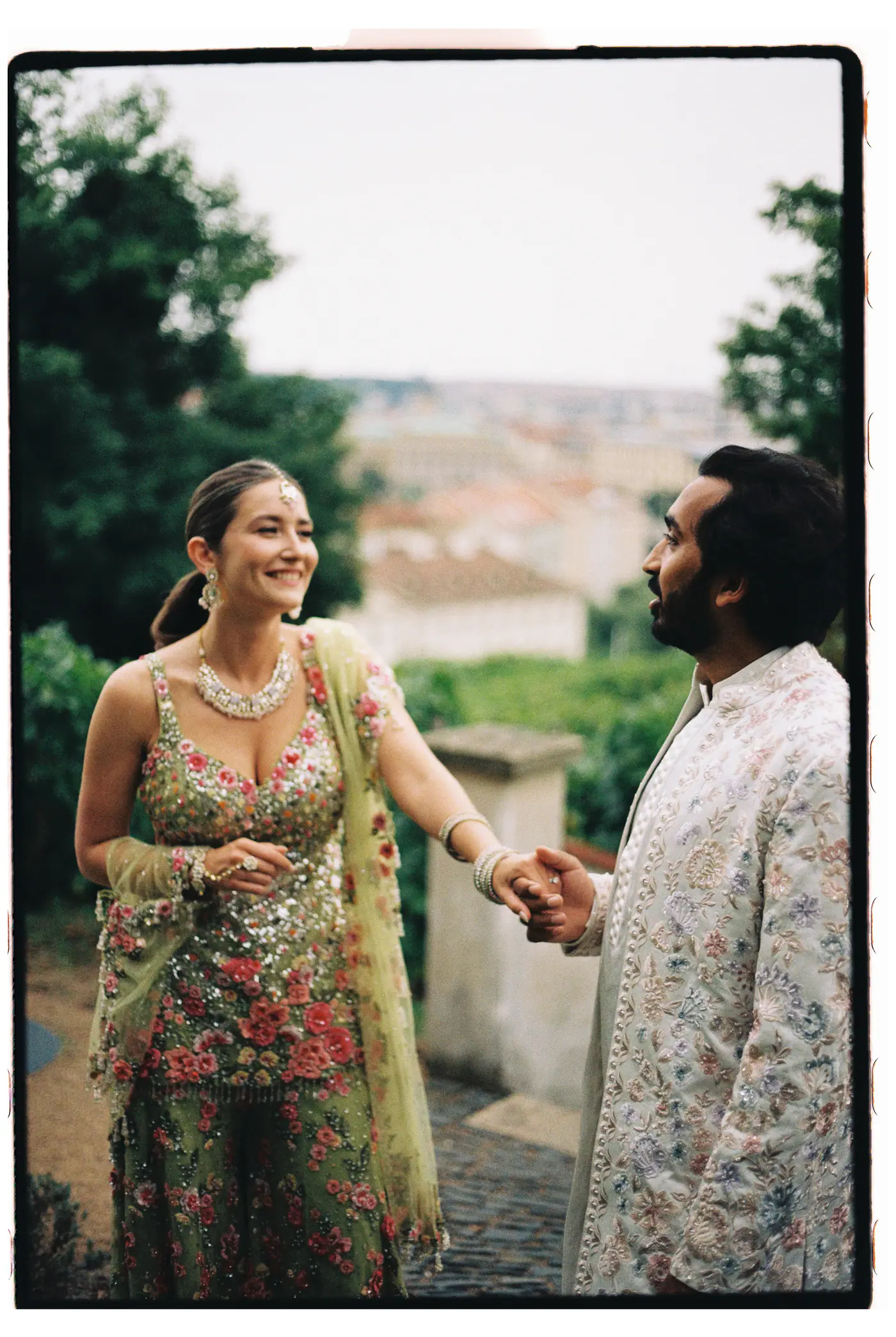 Teresa & Eshan’s Sangeet at Villa Richter, Prague — photo 58 of 196