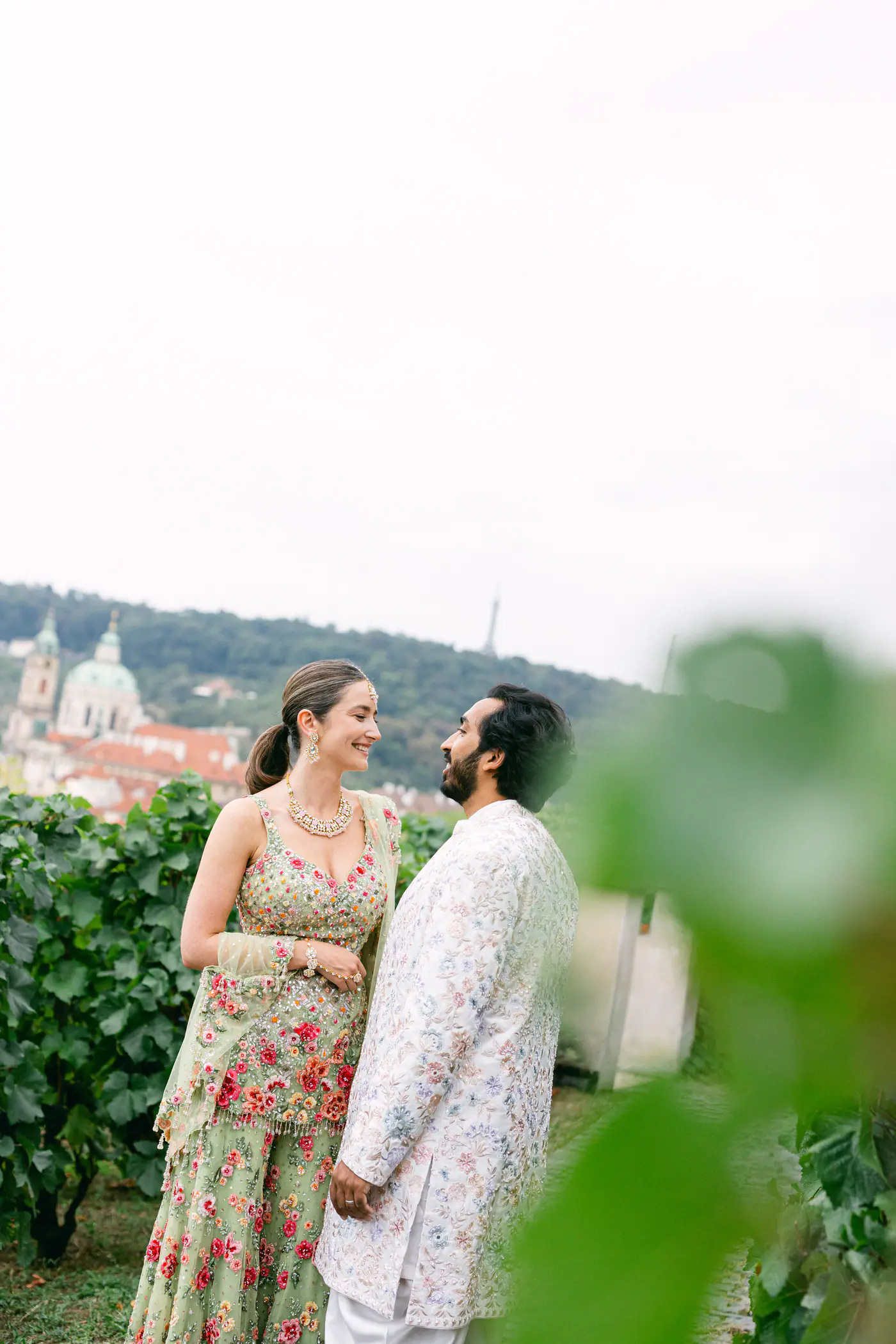 Teresa & Eshan’s Sangeet at Villa Richter, Prague — photo 61 of 196