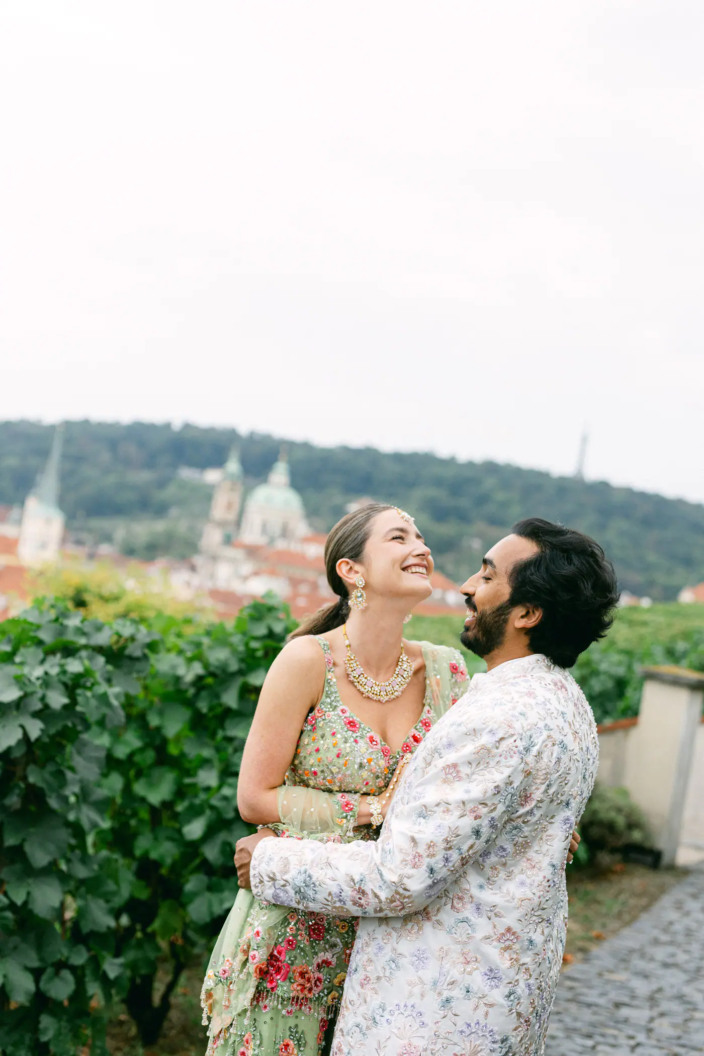 Teresa & Eshan’s Sangeet at Villa Richter, Prague — photo 62 of 196