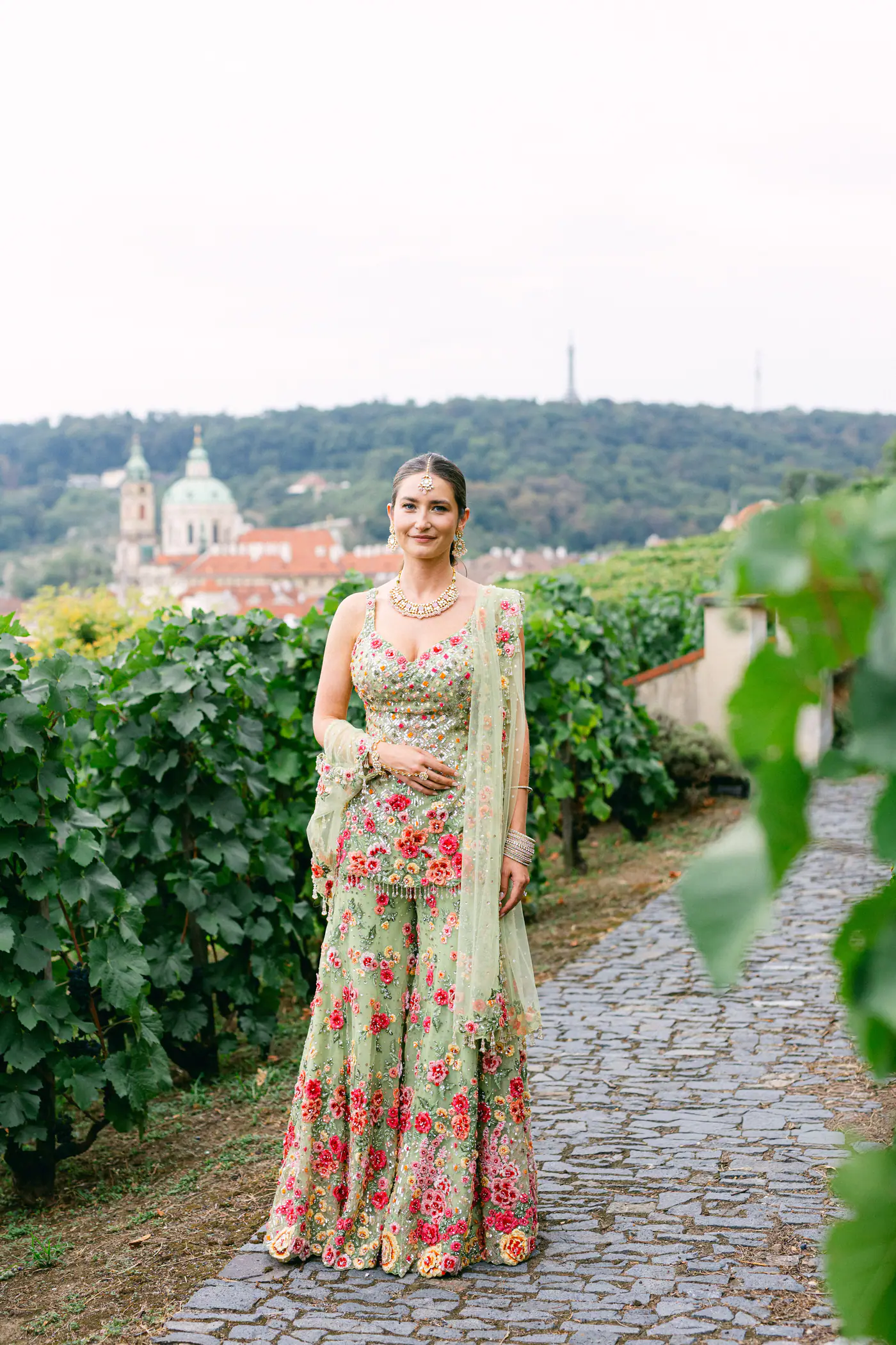 Teresa & Eshan’s Sangeet at Villa Richter, Prague — photo 64 of 196