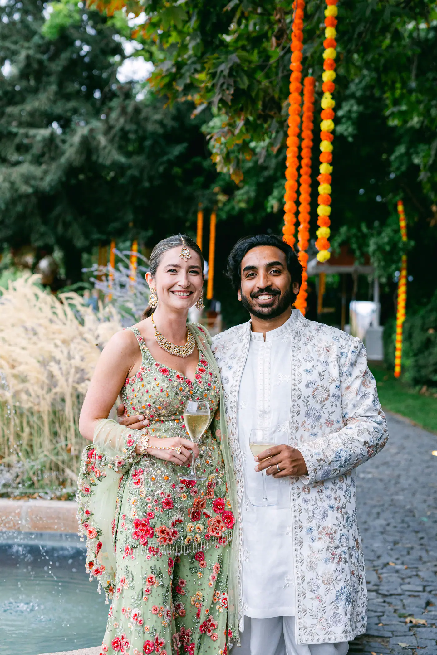 Teresa & Eshan’s Sangeet at Villa Richter, Prague — photo 72 of 196