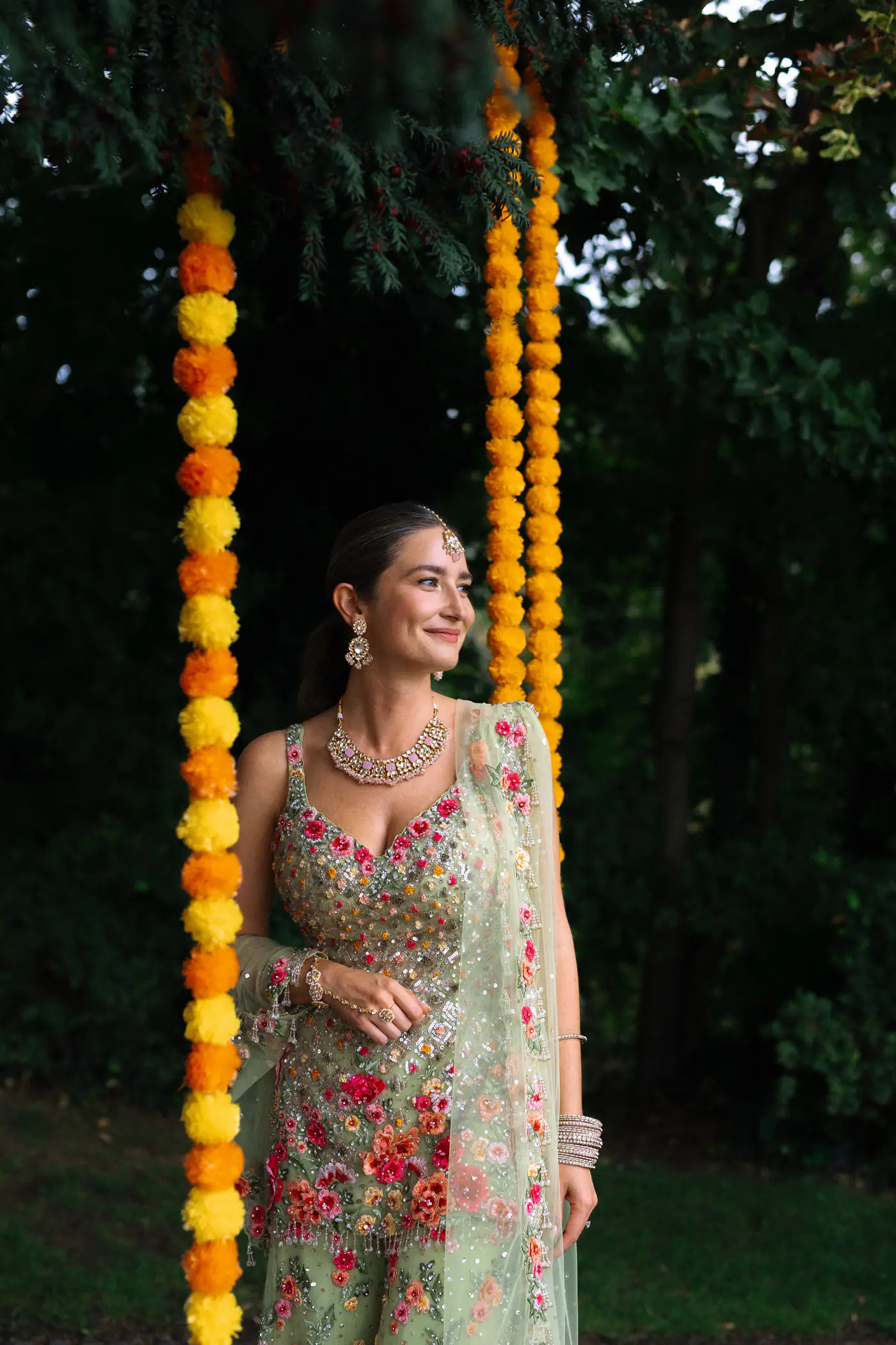 Teresa & Eshan’s Sangeet at Villa Richter, Prague — photo 73 of 196