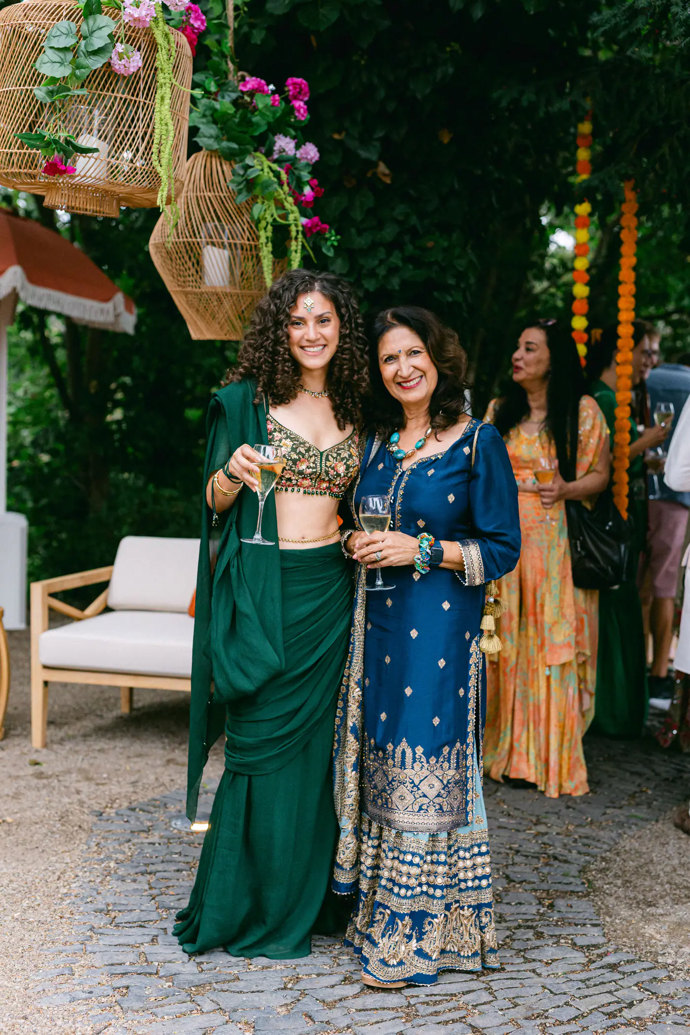 Teresa & Eshan’s Sangeet at Villa Richter, Prague — photo 78 of 196
