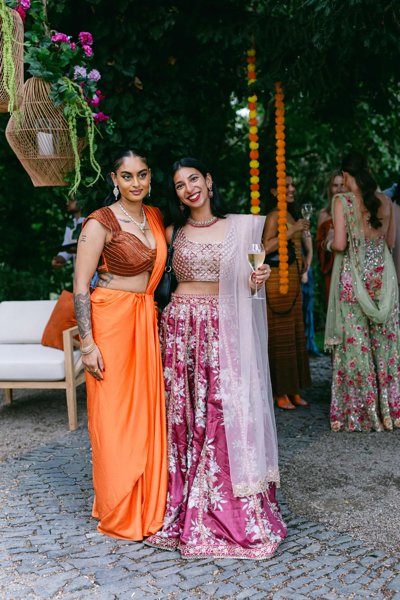 Teresa & Eshan’s Sangeet at Villa Richter, Prague — photo 82 of 196