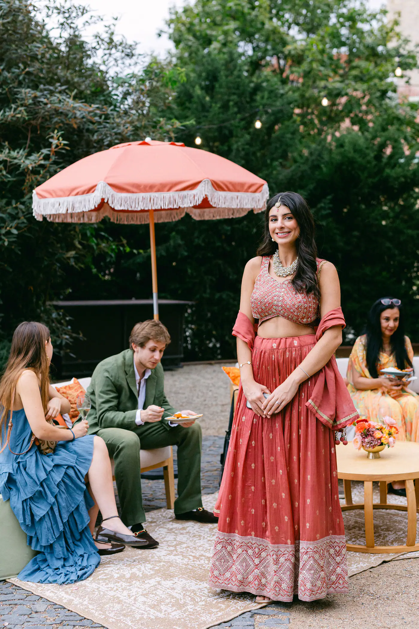Teresa & Eshan’s Sangeet at Villa Richter, Prague — photo 92 of 196