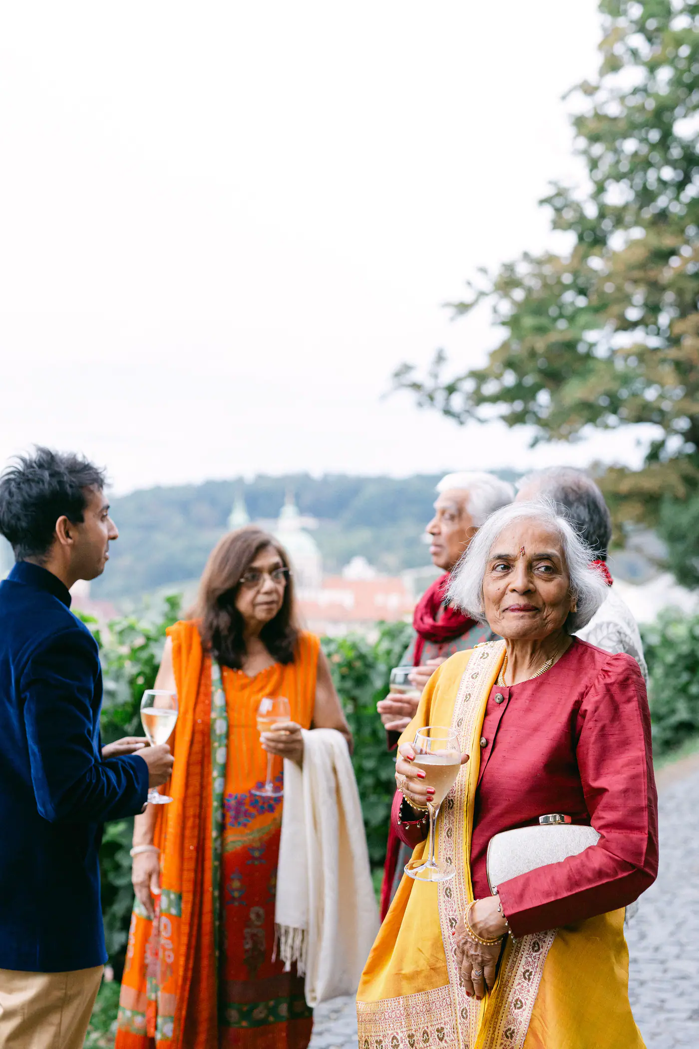 Teresa & Eshan’s Sangeet at Villa Richter, Prague — photo 95 of 196