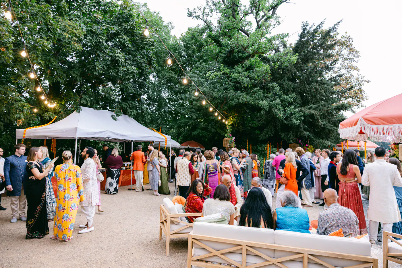 Teresa & Eshan’s Sangeet at Villa Richter, Prague — photo 102 of 196