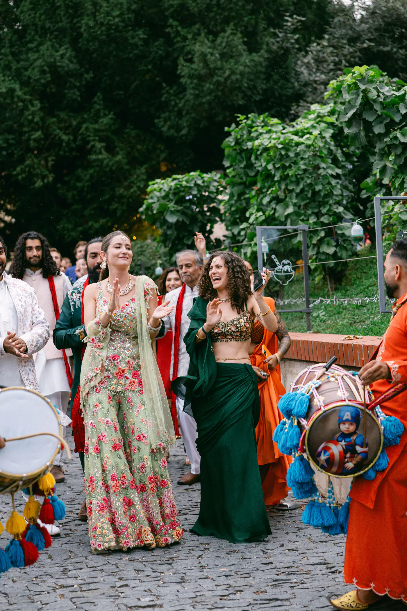 Teresa & Eshan’s Sangeet at Villa Richter, Prague — photo 119 of 196