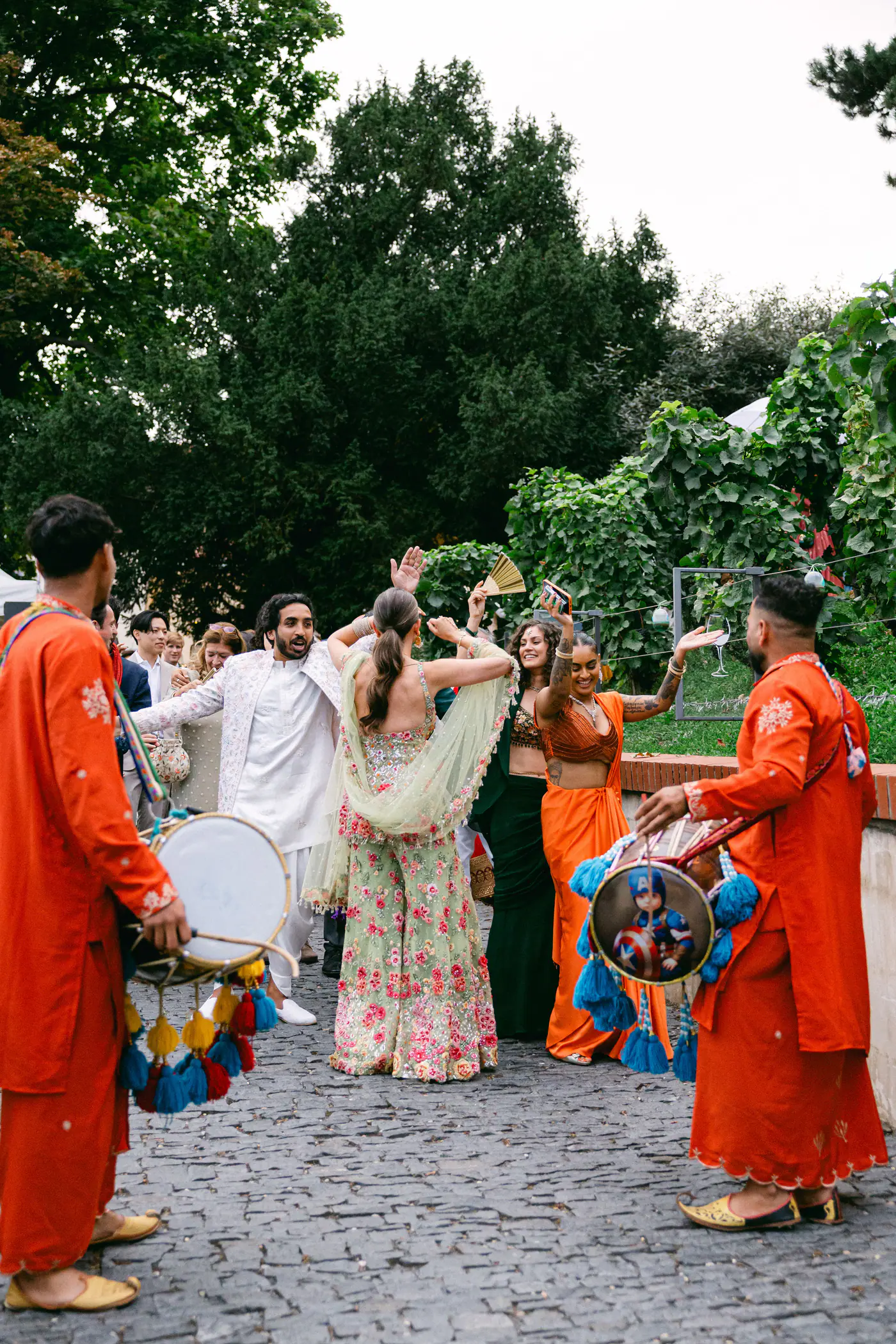 Teresa & Eshan’s Sangeet at Villa Richter, Prague — photo 121 of 196