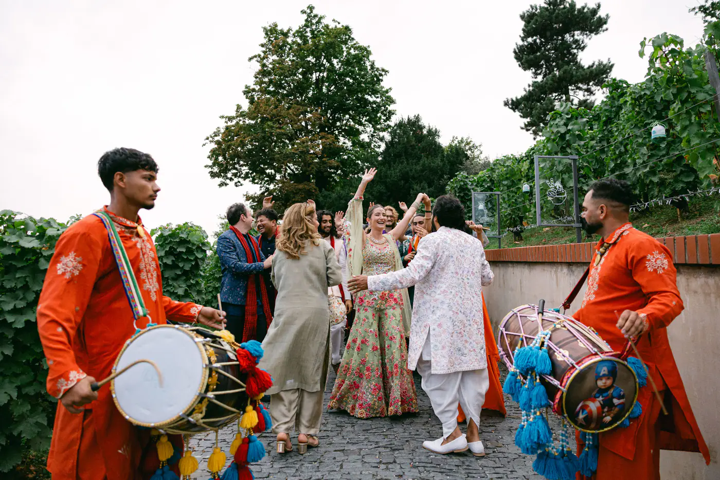 Teresa & Eshan’s Sangeet at Villa Richter, Prague — photo 125 of 196