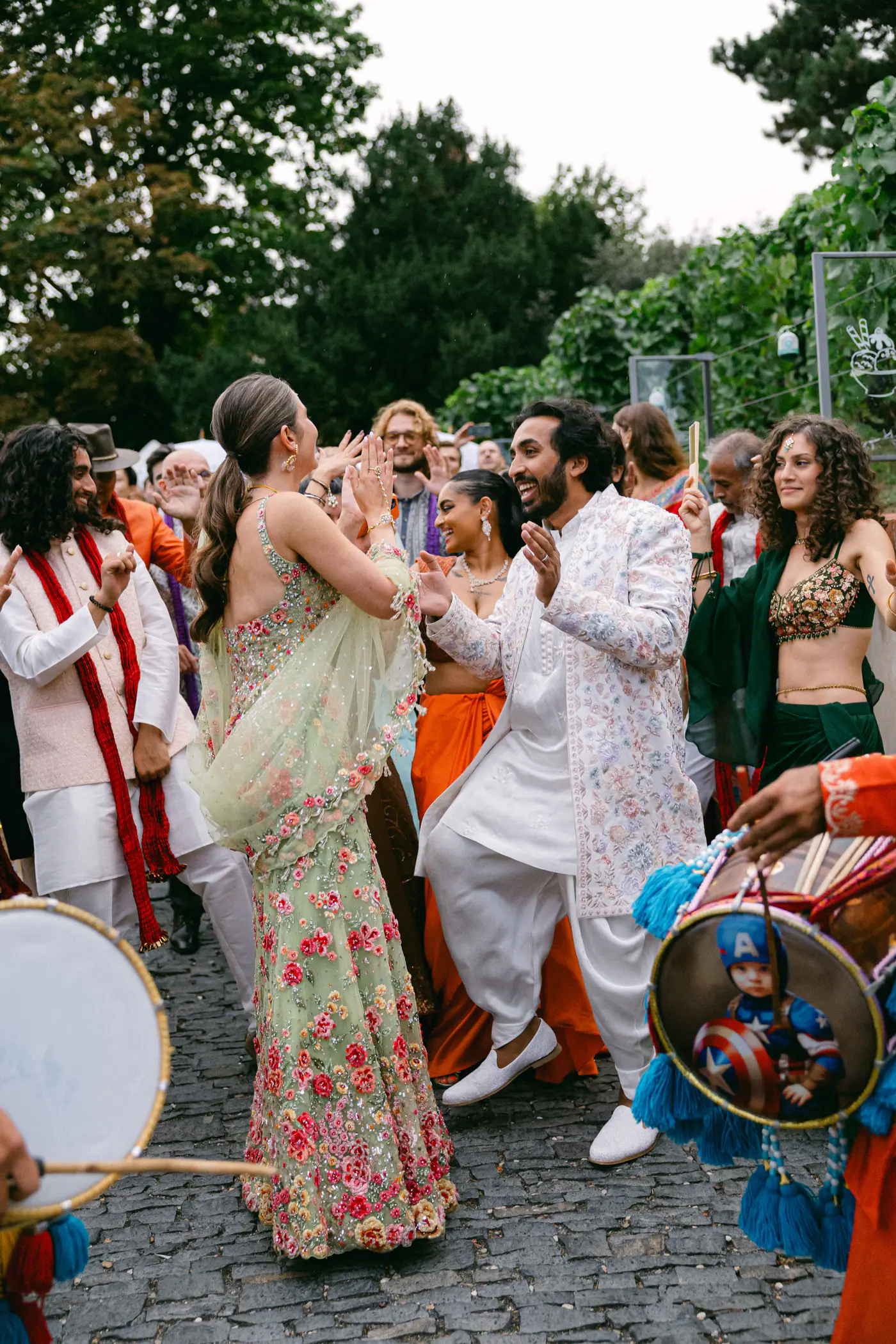 Teresa & Eshan’s Sangeet at Villa Richter, Prague — photo 127 of 196