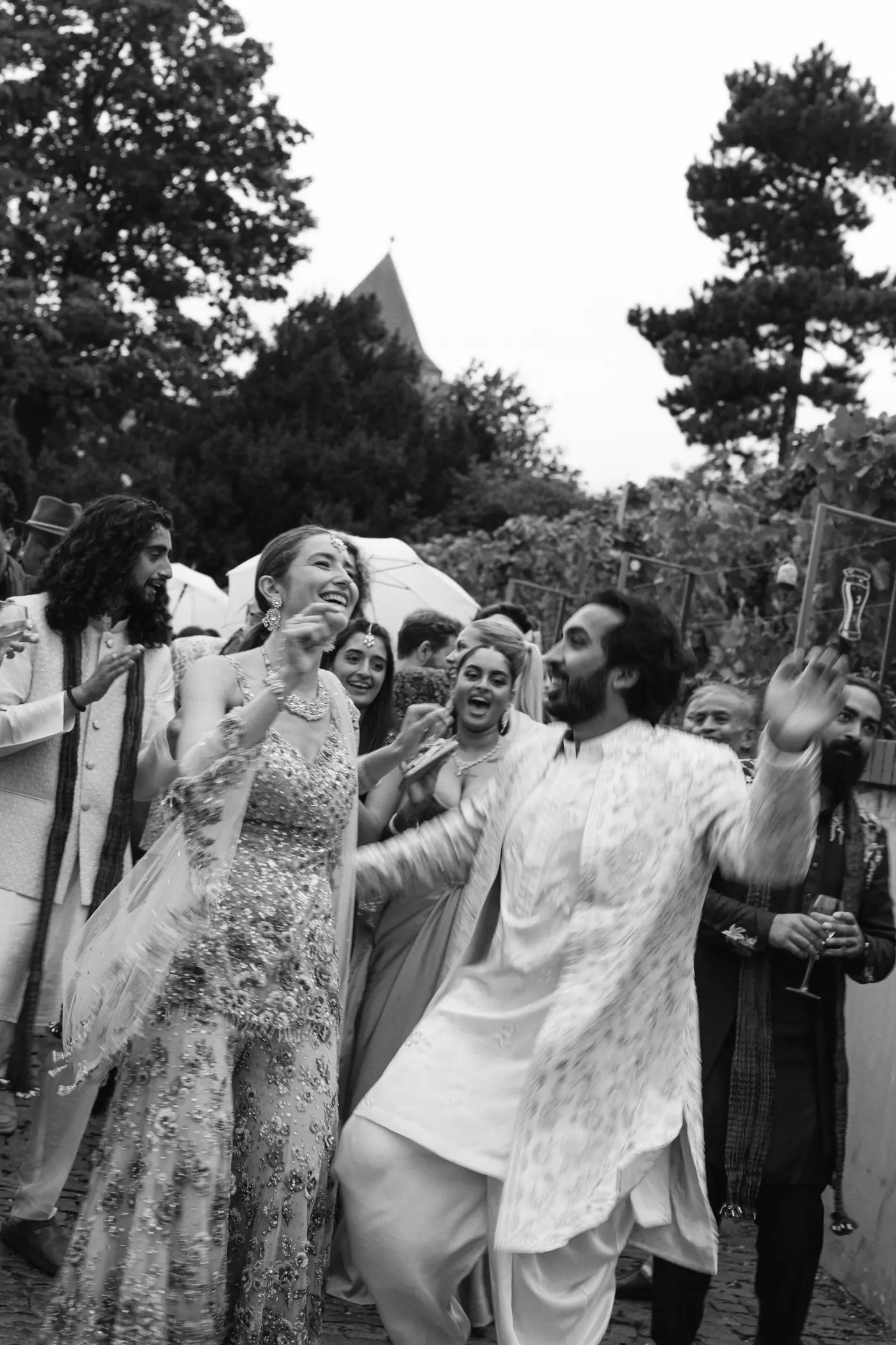 Teresa & Eshan’s Sangeet at Villa Richter, Prague — photo 131 of 196