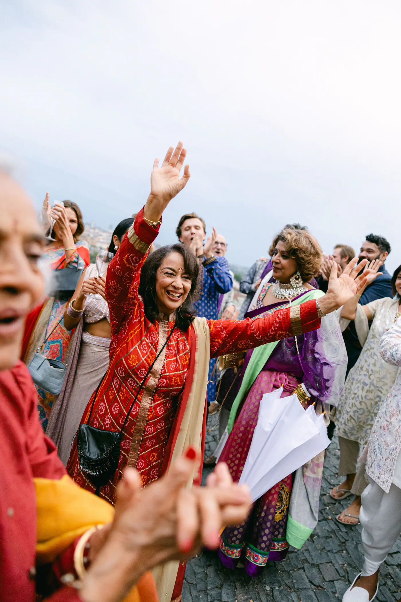 Teresa & Eshan’s Sangeet at Villa Richter, Prague — photo 133 of 196