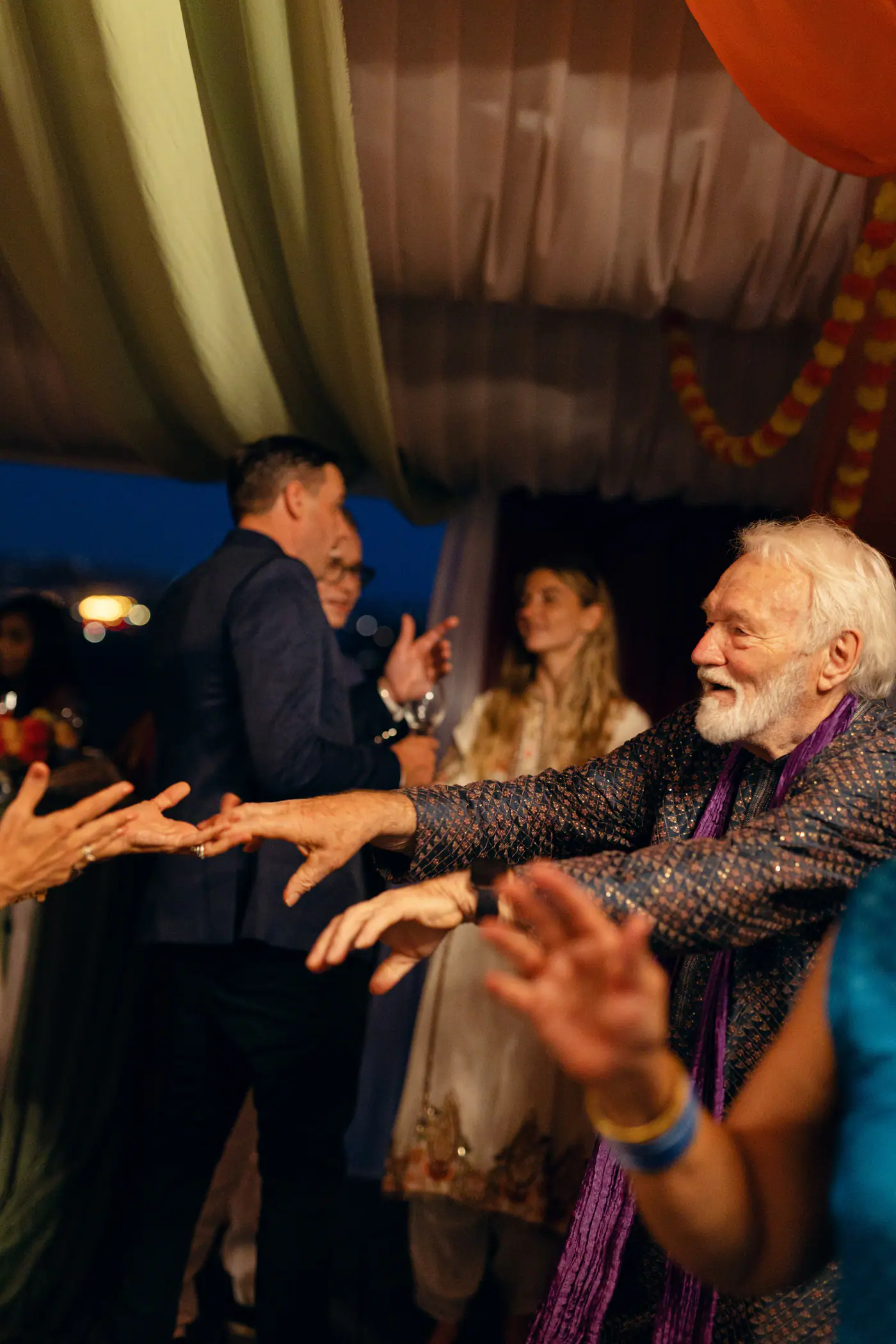 Teresa & Eshan’s Sangeet at Villa Richter, Prague — photo 140 of 196