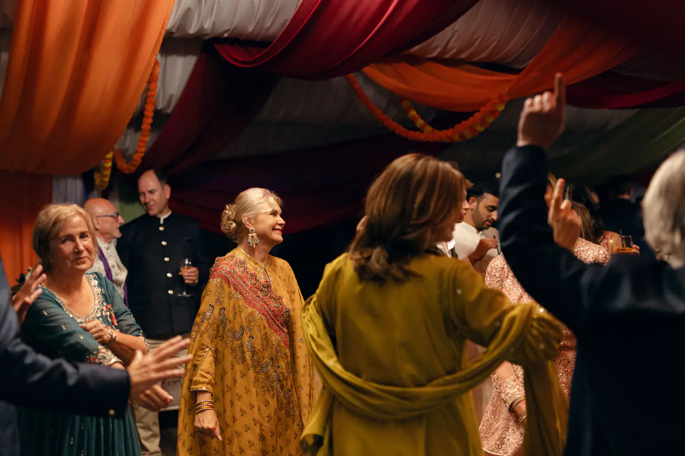 Teresa & Eshan’s Sangeet at Villa Richter, Prague — photo 143 of 196