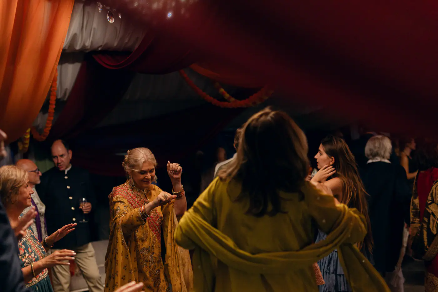 Teresa & Eshan’s Sangeet at Villa Richter, Prague — photo 144 of 196