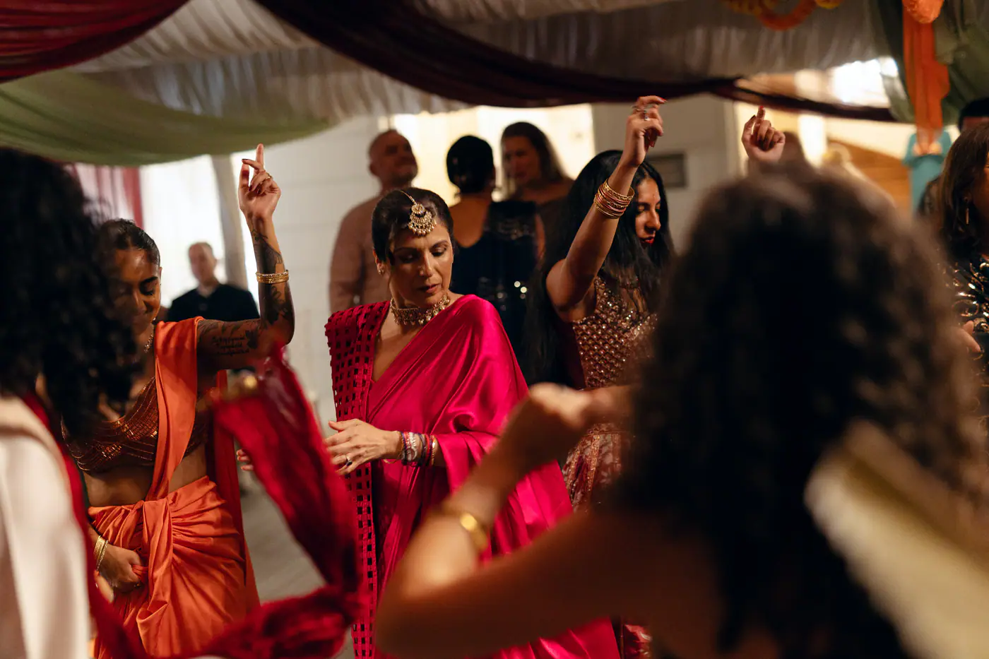 Teresa & Eshan’s Sangeet at Villa Richter, Prague — photo 154 of 196