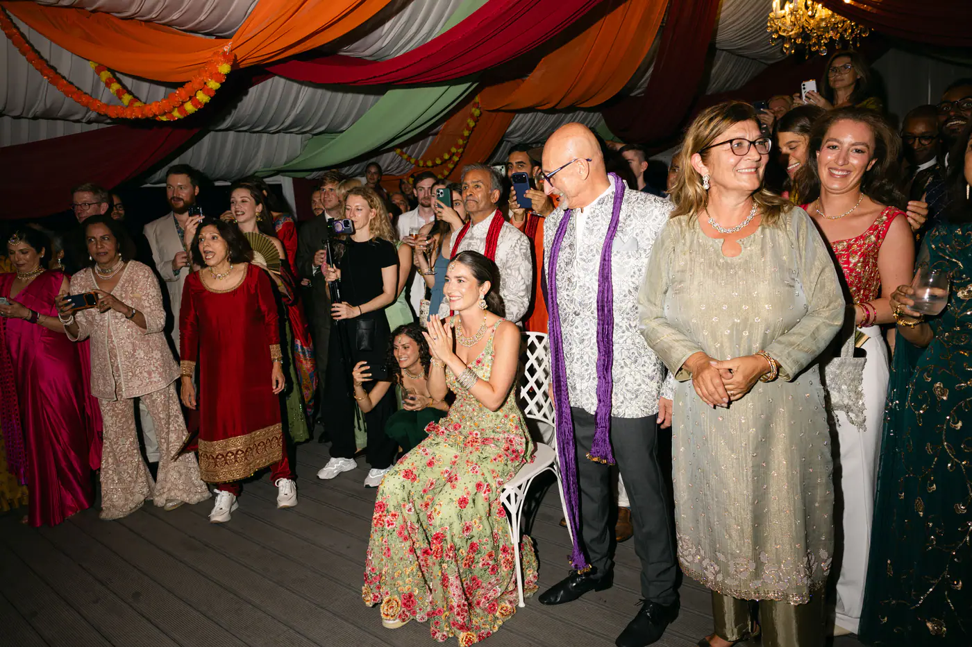 Teresa & Eshan’s Sangeet at Villa Richter, Prague — photo 156 of 196