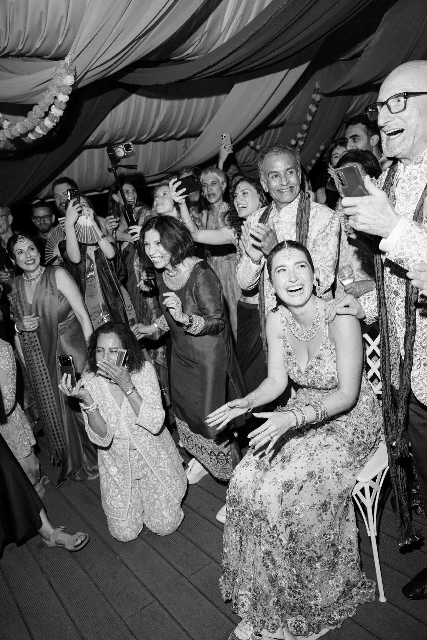 Teresa & Eshan’s Sangeet at Villa Richter, Prague — photo 157 of 196