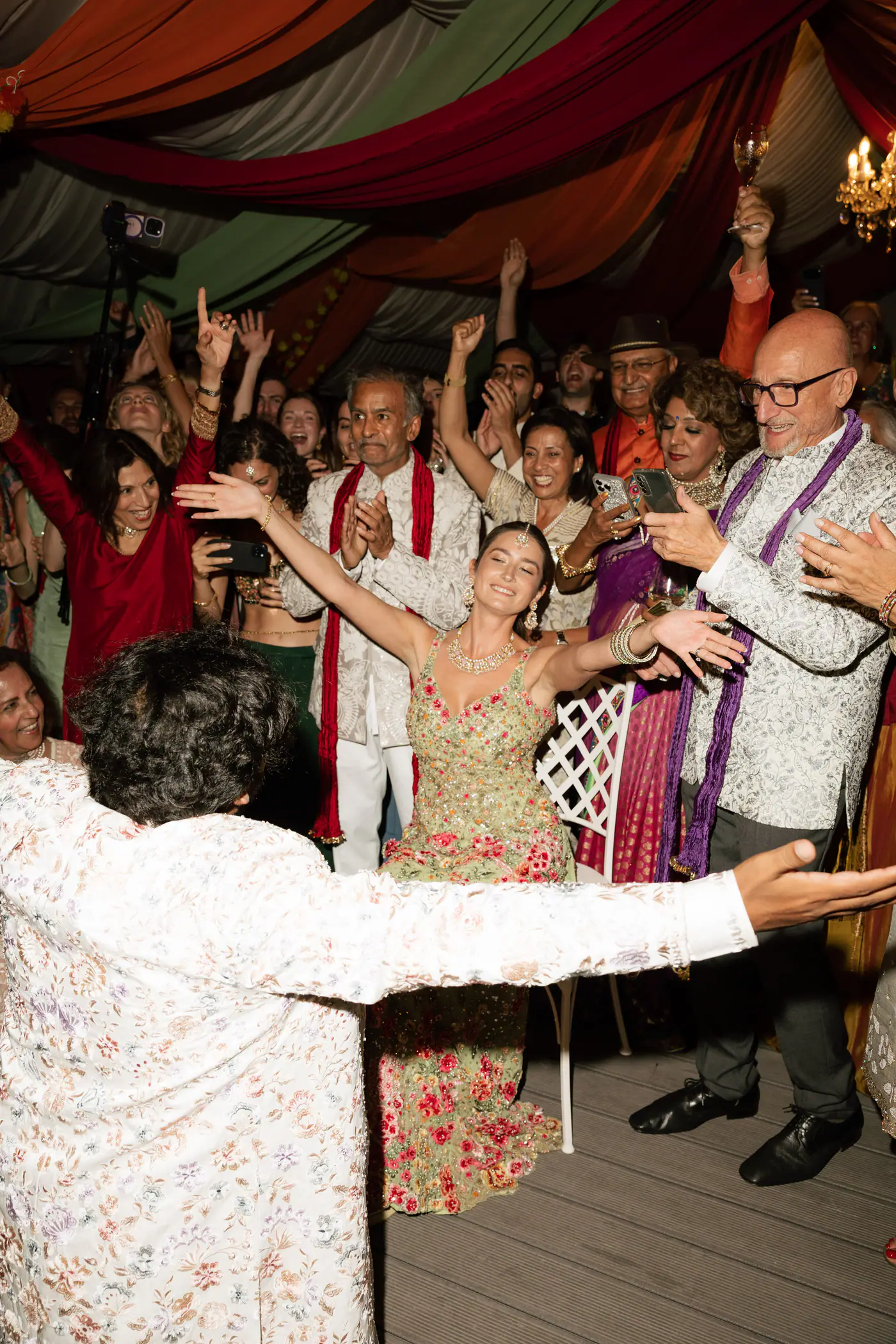Teresa & Eshan’s Sangeet at Villa Richter, Prague — photo 160 of 196