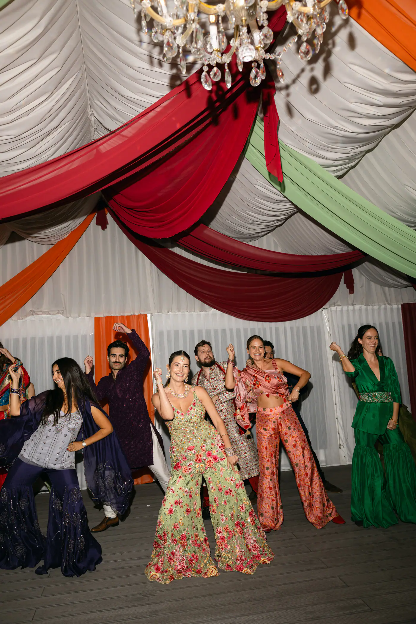 Teresa & Eshan’s Sangeet at Villa Richter, Prague — photo 161 of 196