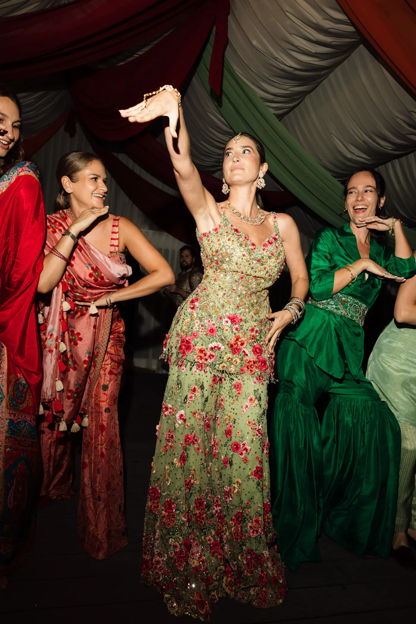 Teresa & Eshan’s Sangeet at Villa Richter, Prague — photo 167 of 196