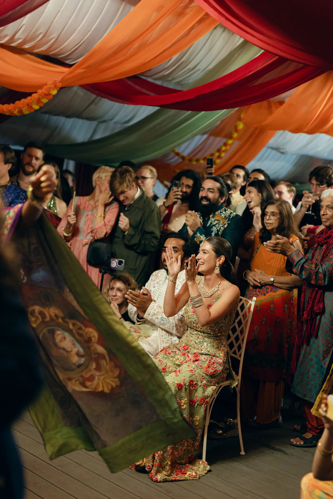 Teresa & Eshan’s Sangeet at Villa Richter, Prague — photo 172 of 196