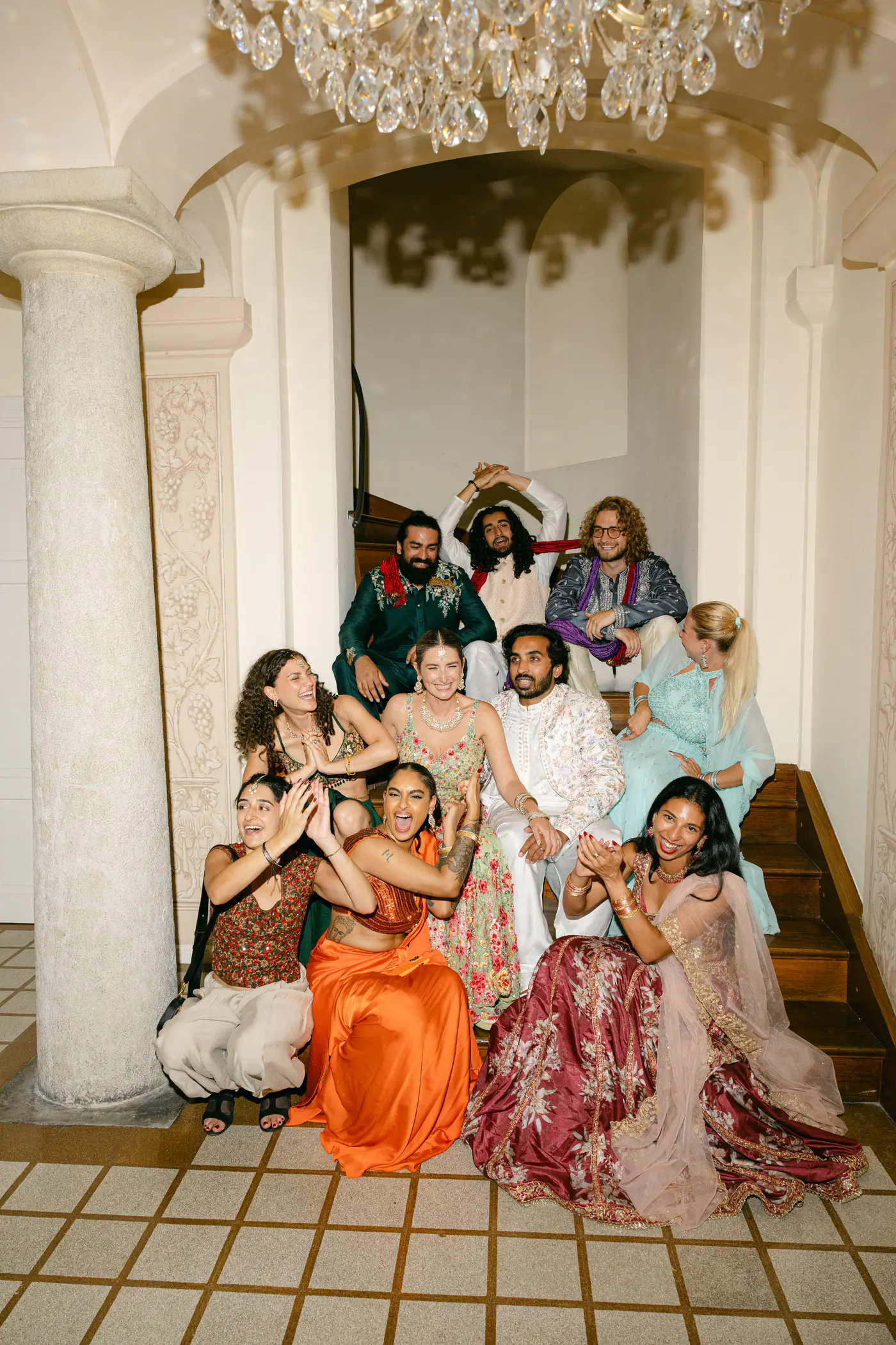 Teresa & Eshan’s Sangeet at Villa Richter, Prague — photo 179 of 196