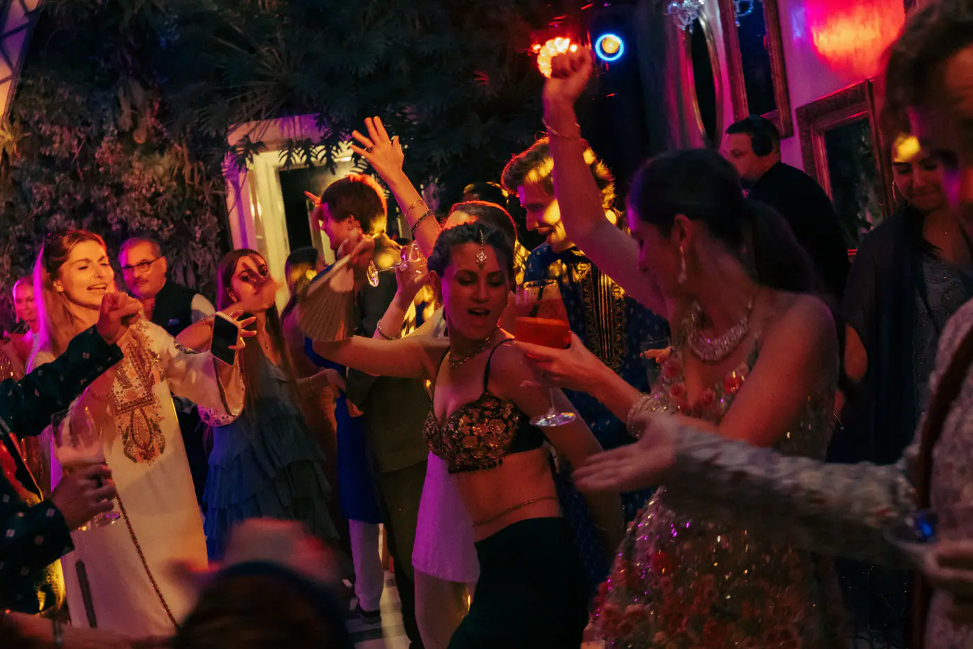 Teresa & Eshan’s Sangeet at Villa Richter, Prague — photo 189 of 196