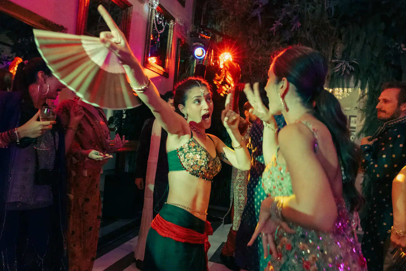 Teresa & Eshan’s Sangeet at Villa Richter, Prague — photo 192 of 196